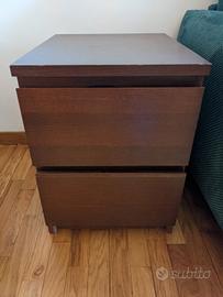 coppia di comodini Ikea malm