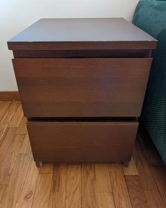 coppia di comodini Ikea malm