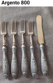 Posate argento 800 s