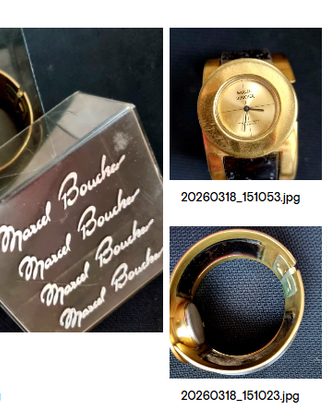 Orologio vintage donna del designer Marcel Boucher