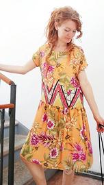 abito artigianale in raso