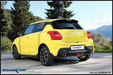 Linea Scarico Sportivo Inoxcar Suzuki Swift 1.4