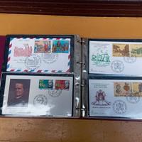 Raro lotto di 96 buste primo giorno affrancate