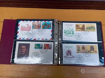 Raro lotto di 96 buste primo giorno affrancate