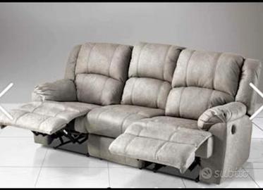 Divano 3 posti con 2 Recliner elettrici