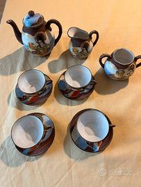 Satsuma Moriage..set da té giapponese anni 30