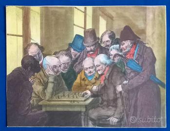 Gruppo di giocatori di scacchi