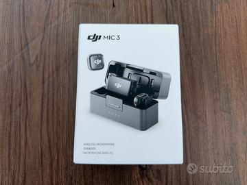 DJI Mic 3 (2 TX + 1 RX + Custodia di ricarica)