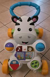 Giocattolo zebra primi passi