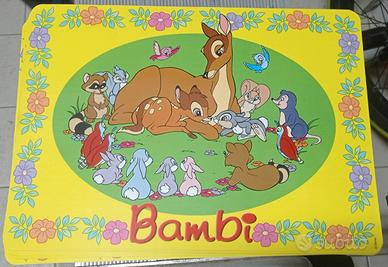 8 tovagliette bambi in plastica 