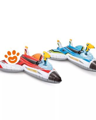 coppia aerei gonfiabili da spiaggia per bambini