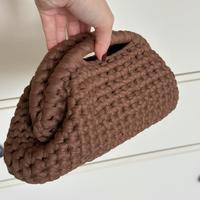 Clutch Bag Beige Scuro