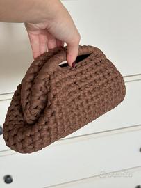 Clutch Bag Beige Scuro