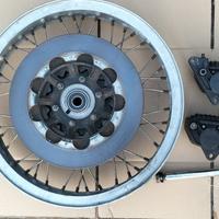 Guzzi T3 T4 ruota ant. Borrani Record completa