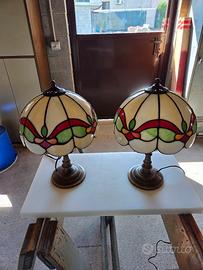 Coppia di Lampade da Tavolo- Abat Jour 