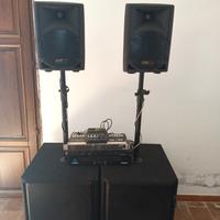impianto completo casse sub amplificatori