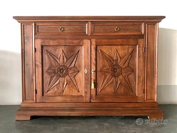 Credenza antico piemontese in noce