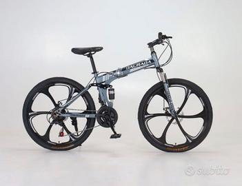 bicicletta MTB pieghevole imballata