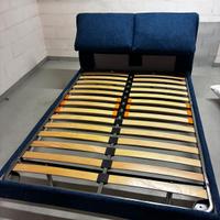 Letto matrimoniale di design BIBA Salotti - Blu