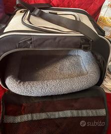 Trixie Borsa da trasporto Valery Nero/Grigio