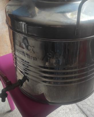 contenitore olio in acciaio 