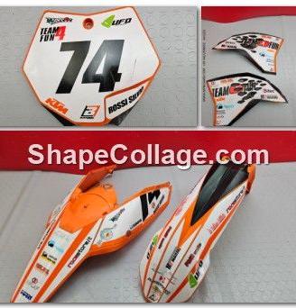 KIT PLASTICHE KTM SXF 250 2007 2010 SX-F 2008 2009