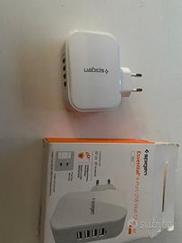 Caricabatterie SPIGEN-F401 4 Port Network Charger