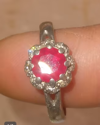 Anello argento 925 Diamonique 