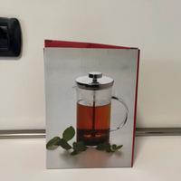 Teiera in vetro e Inox