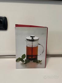 Teiera in vetro e Inox