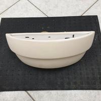 3 Applique a Conca in Ceramica Bianca Satinata – O