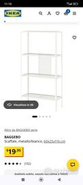 Scaffale Baggebo ikea