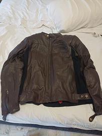 giubbino moto in pelle