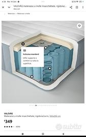 materasso matrimoniale mol. insacc. IKEA 160x200 