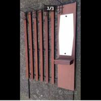 Ingresso, appendiabiti, attaccapanni muro vintage