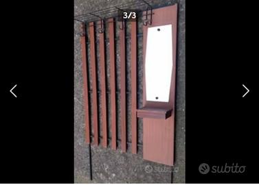 Ingresso, appendiabiti, attaccapanni muro vintage