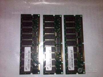 3 x 512 Ram ECC BANCHI DI MEMORIA RAM
