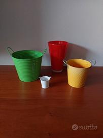 Set vaso e ceste per piante e fiori