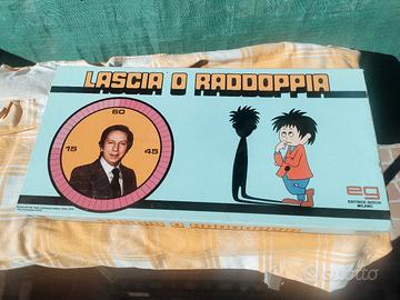 gioco in scatola lascia o raddoppia 