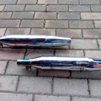 Ammortizzatori e terminale di scarico Harley D.