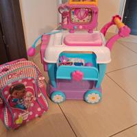carrello dottoressa peluche