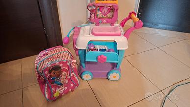 carrello dottoressa peluche