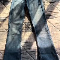 Jeans Flare blu scuro Zara