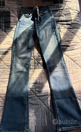 Jeans Flare blu scuro Zara