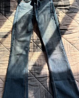 Jeans Flare blu scuro Zara