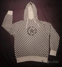 Felpa Converse beige/marrone scuro con cappuccio