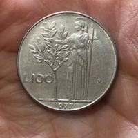 100 lire Italia 1977