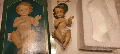 Statua di Gesù Bambino, altezza 11,5 cm. Nuova