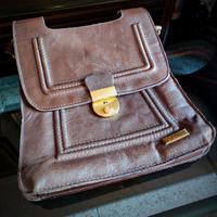 Borsello uomo a tracolla vera pelle Vintage