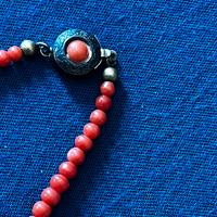 Collana di vero corallo rosso italiano